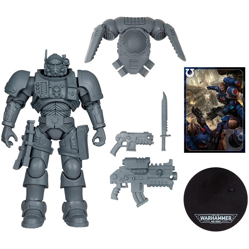 Колекційна фігурка McFarlane Warhammer 40K Lieutenant In Phobos Armor Space Marine AP 7IN WV1 (10907)