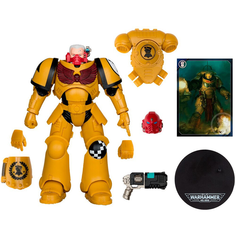 Колекційна фігурка McFarlane Warhammer 40K Intercessor Sergeant Imperial Fist Gold Label 7IN (10954)