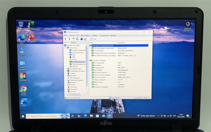 Ноутбук Fujitsu Lifebook A512 / 15.6" (1366х768) / i3-3110M / 8GB / 320GB HDD / Win10Pro - Б/у