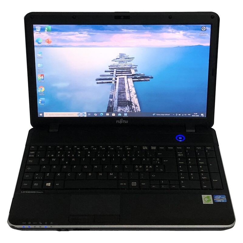 Ноутбук Fujitsu Lifebook A512 / 15.6" (1366х768) / i3-3110M / 8GB / 320GB HDD / Win10Pro - Б/у