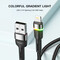 Фото - Кабель Essager Colorful LED USB - Lightning (M/M), 2.4A, 2 м Black (EXCL-XCDA01) | click.ua