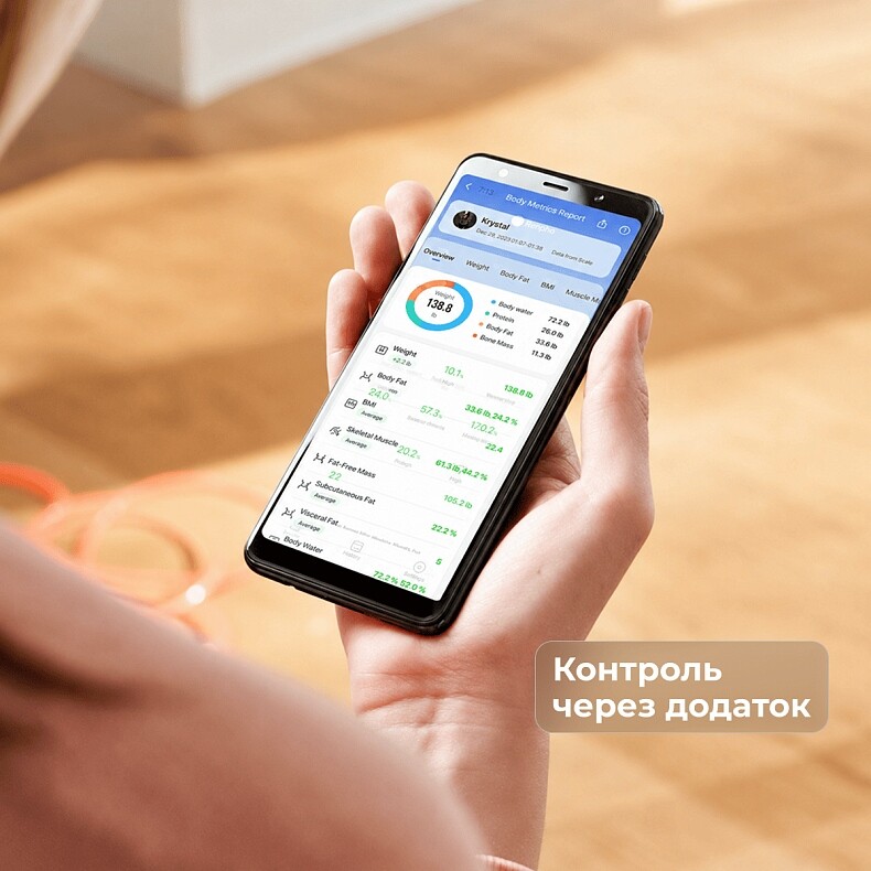 Ваги підлогові RENPHO MorphoScan Nova Body Composition Scale (R-MSC04)