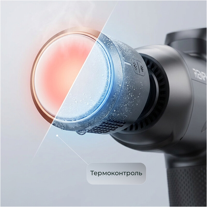 Перкуссионный массажер RENPHO Power Thermacool Massage Gun (R-C001SH-BK)