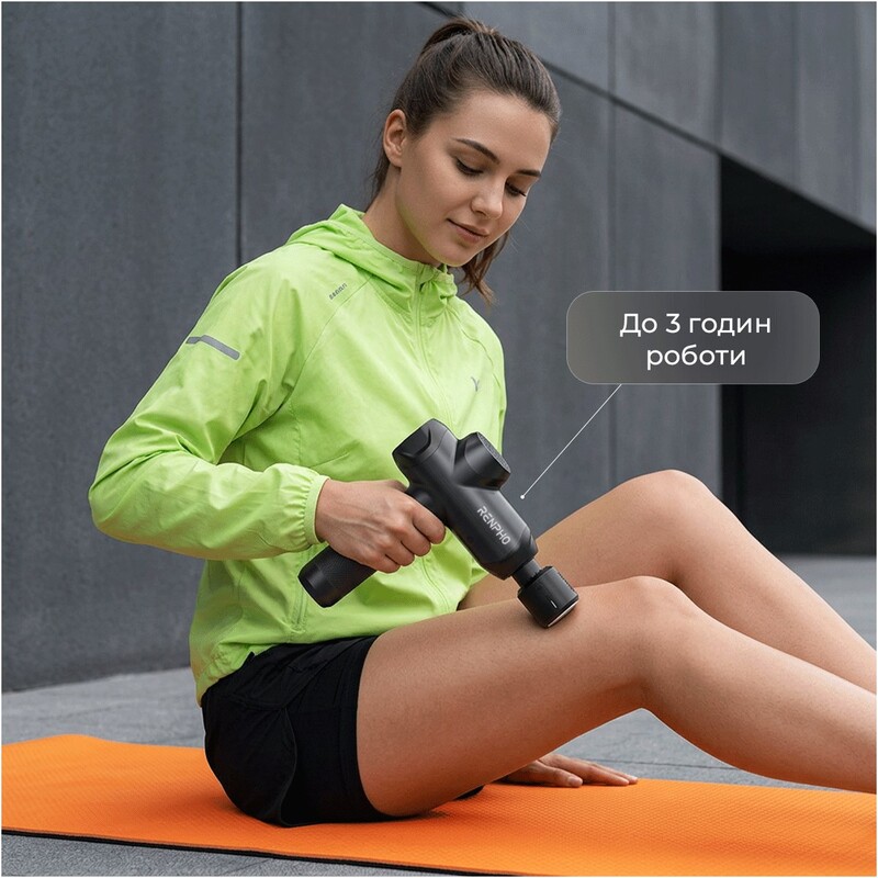Перкуссионный массажер RENPHO Power Thermacool Massage Gun (R-C001SH-BK)