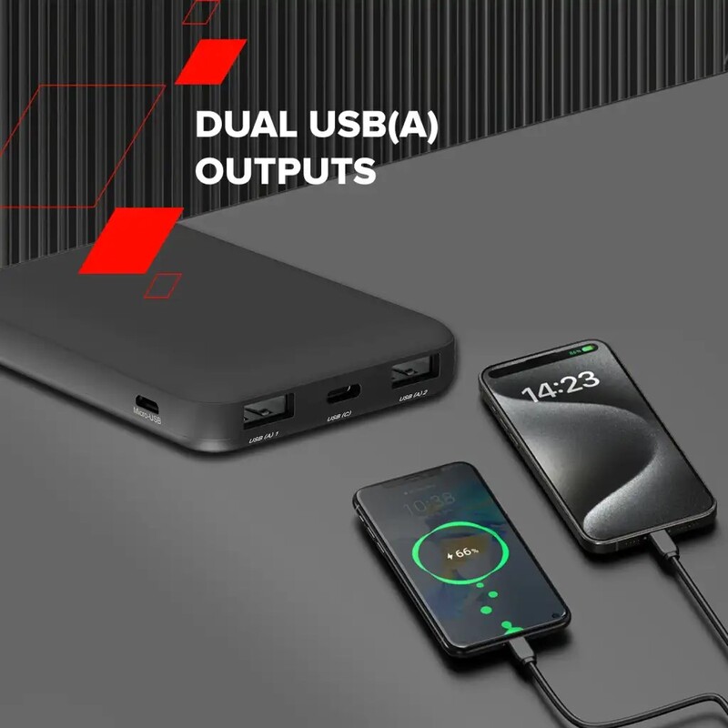 Універсальна мобільна батарея Canyon OnPower 100 10000mAh Black (CNS-CPB100B)