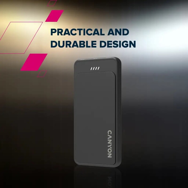 Універсальна мобільна батарея Canyon OnPower 100 10000mAh Black (CNS-CPB100B)