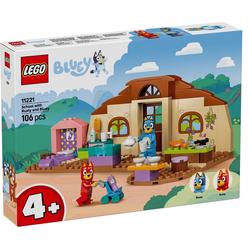 Конструктор LEGO Bluey Школа з Расті та Блуї (11221)