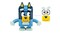 Фото - Конструктор LEGO Bluey Сім"я Блуї з кубиків (11217) | click.ua