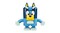 Фото - Конструктор LEGO Bluey Сім"я Блуї з кубиків (11217) | click.ua