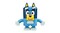 Фото - Конструктор LEGO Bluey Сім"я Блуї з кубиків (11217) | click.ua