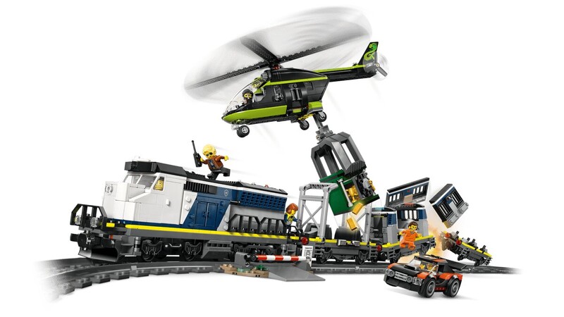 Конструктор LEGO City Пограбування поліцейського поїзда (60508)