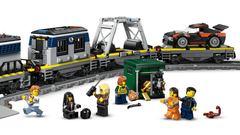 Конструктор LEGO City Пограбування поліцейського поїзда (60508)