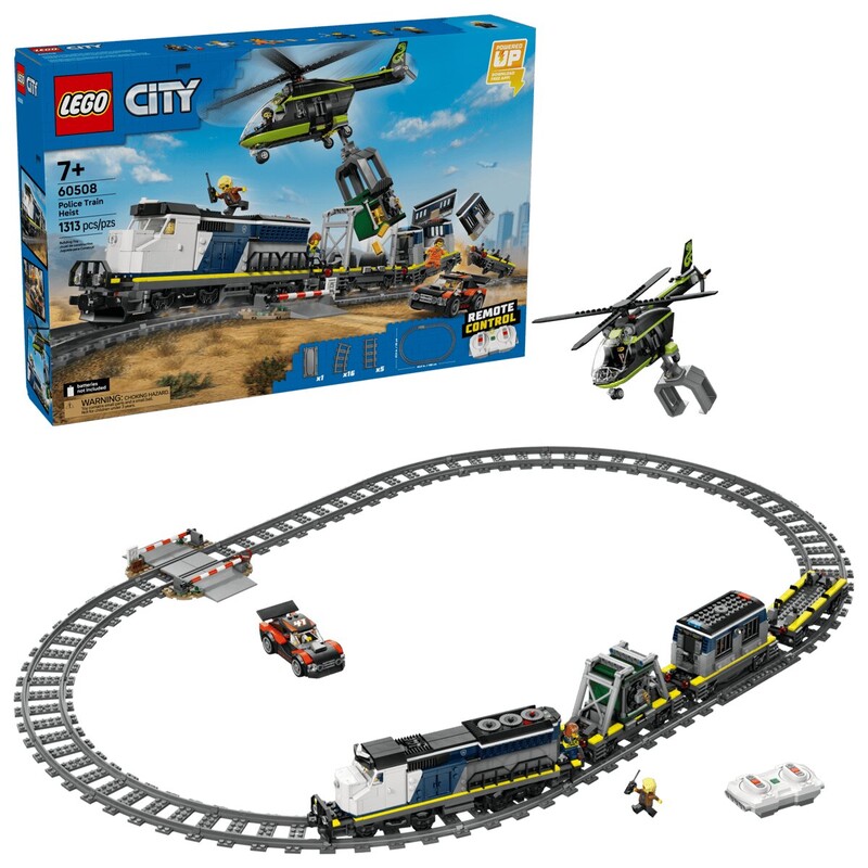 Конструктор LEGO City Пограбування поліцейського поїзда (60508)