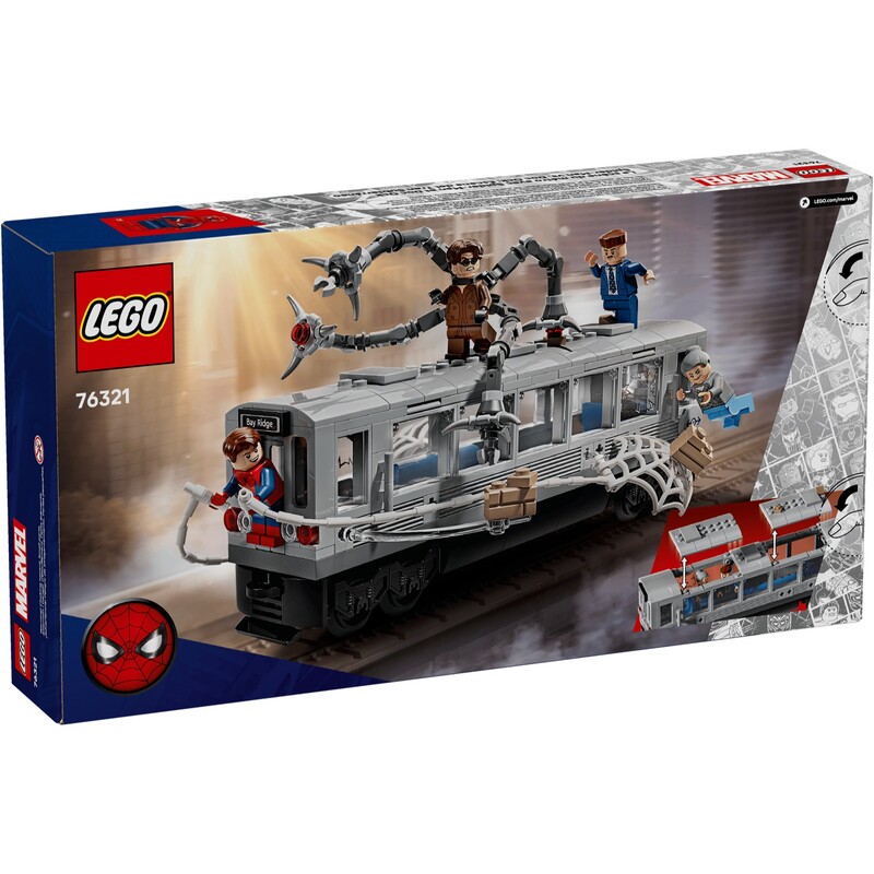 Конструктор LEGO Marvel Super Heroes Людина-Павук проти Дока Ока: Сцена в метро (76321)