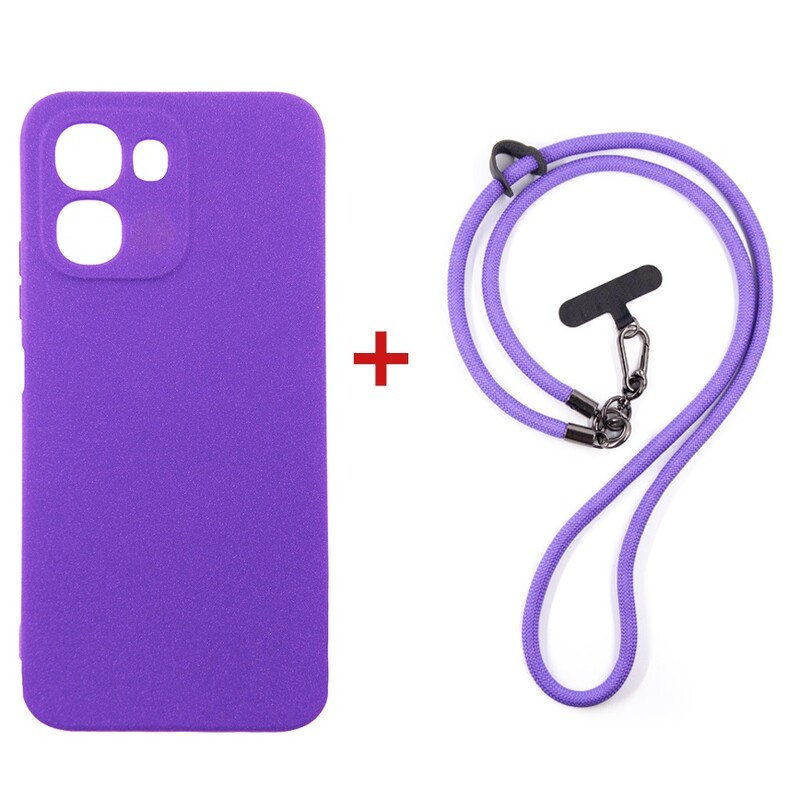 Чeхол-накладка Dengos для Oppo A6x/A6k 4G Violet (DG-KM-CCRB-59) + ремешок