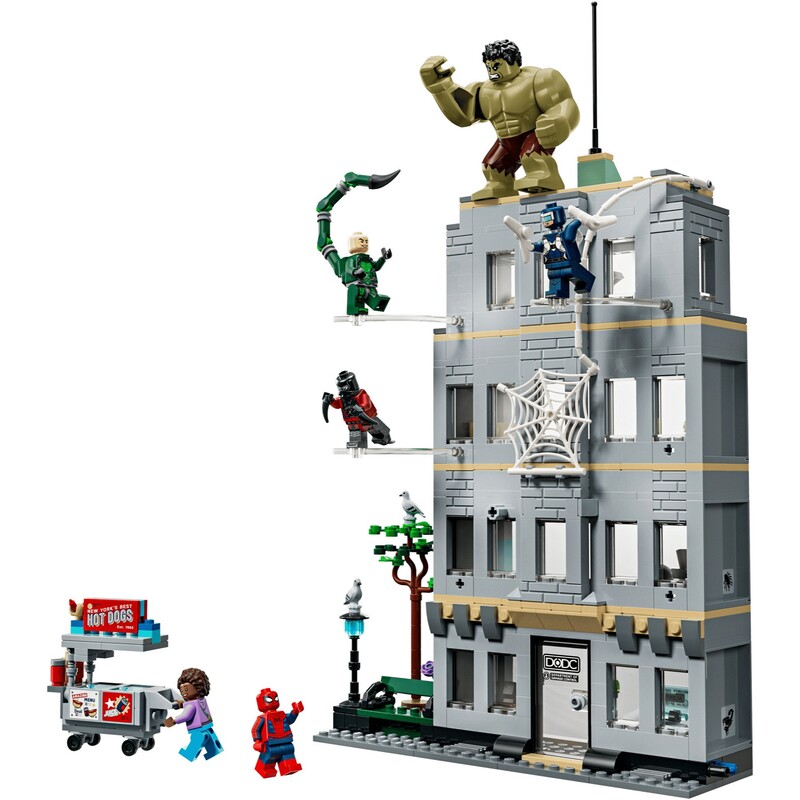 Конструктор LEGO Super Heroes Епічна сутичка Людини-Павука проти Халка (76350)