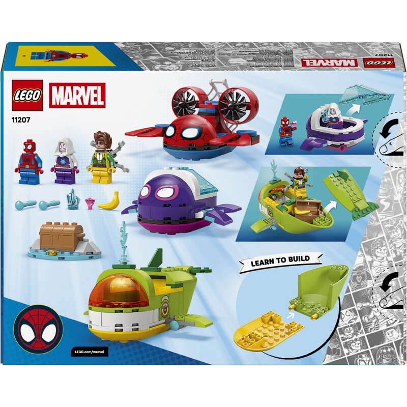 Конструктор LEGO Spidey Павук: Підводні транспортні засоби (11207)
