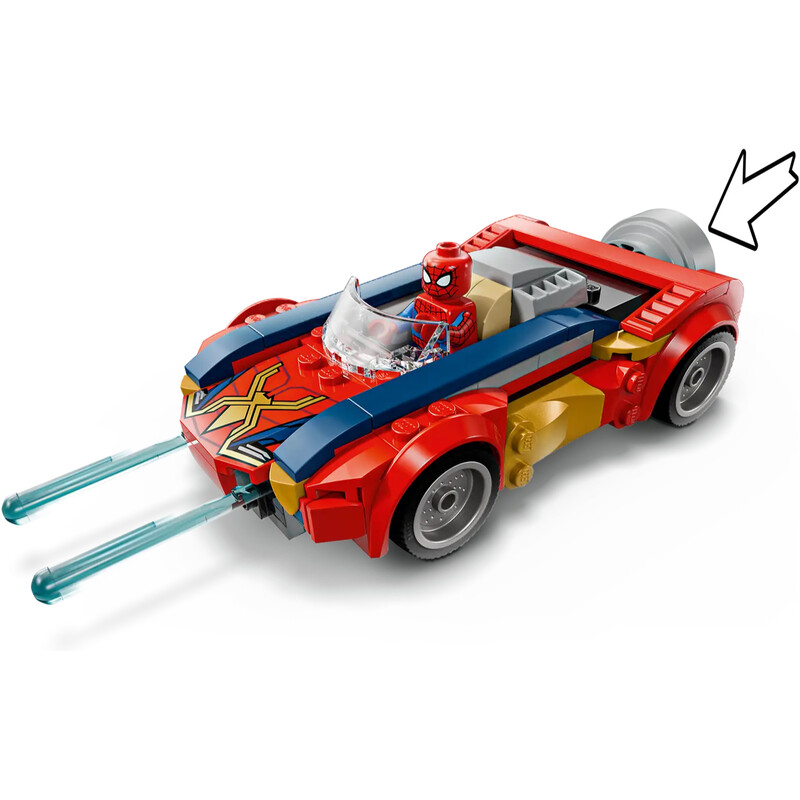 Конструктор LEGO Super Heroes Автомобіль Людини-павука vs. Отруєний Росомаха (76336)
