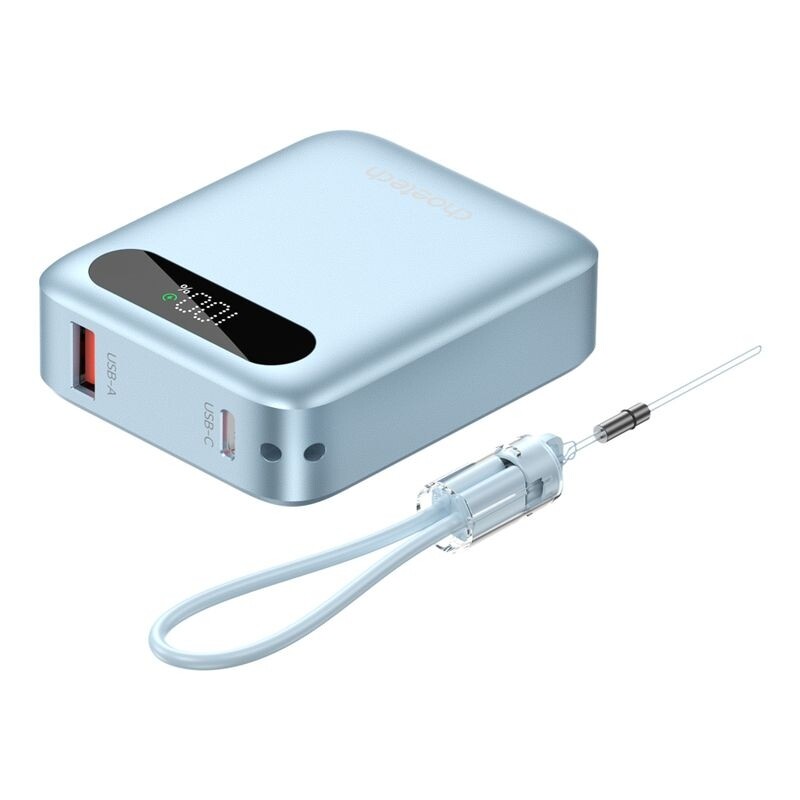 Універсальна мобільна батарея Choetech B862 10000mAh 22.5W Blue (B860-CCLBE)