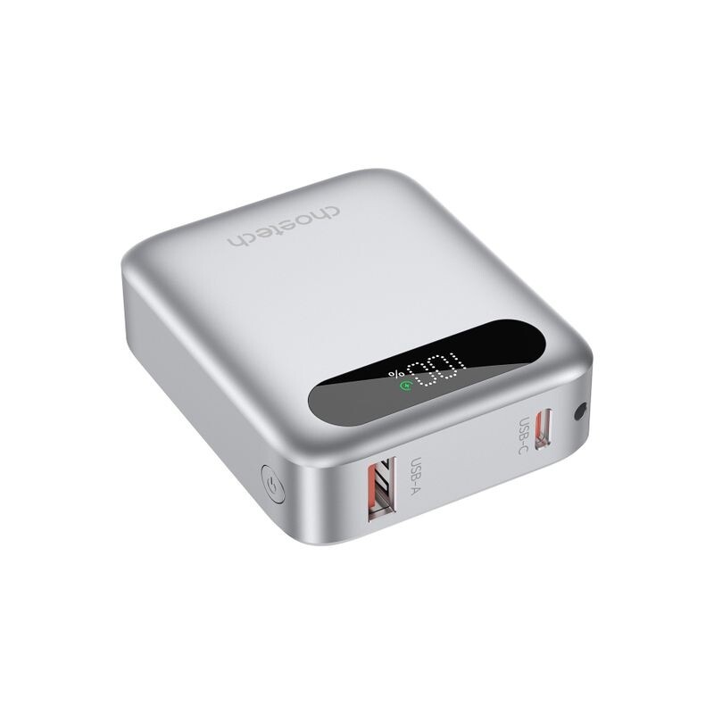 Універсальна мобільна батарея Choetech B862 10000mAh 22.5W Silver (B860-CCSL)
