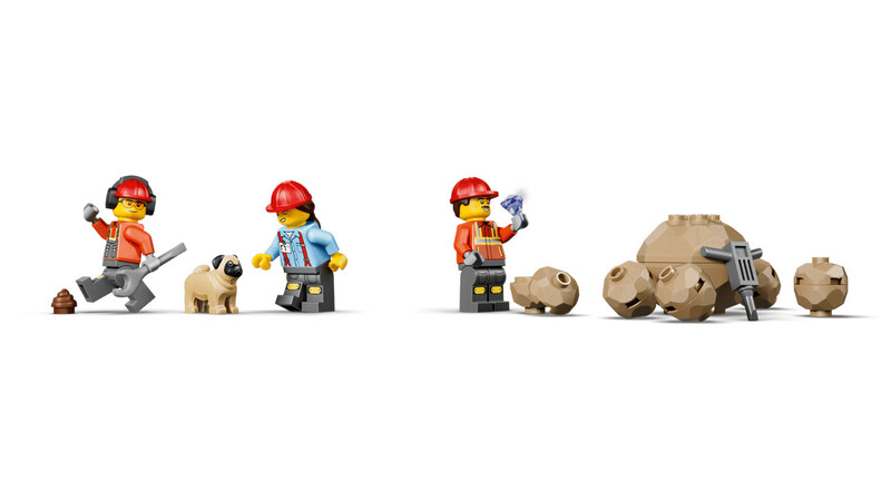 Конструктор LEGO City Самоскид і фронтальний ковшовий навантажувач (60494)