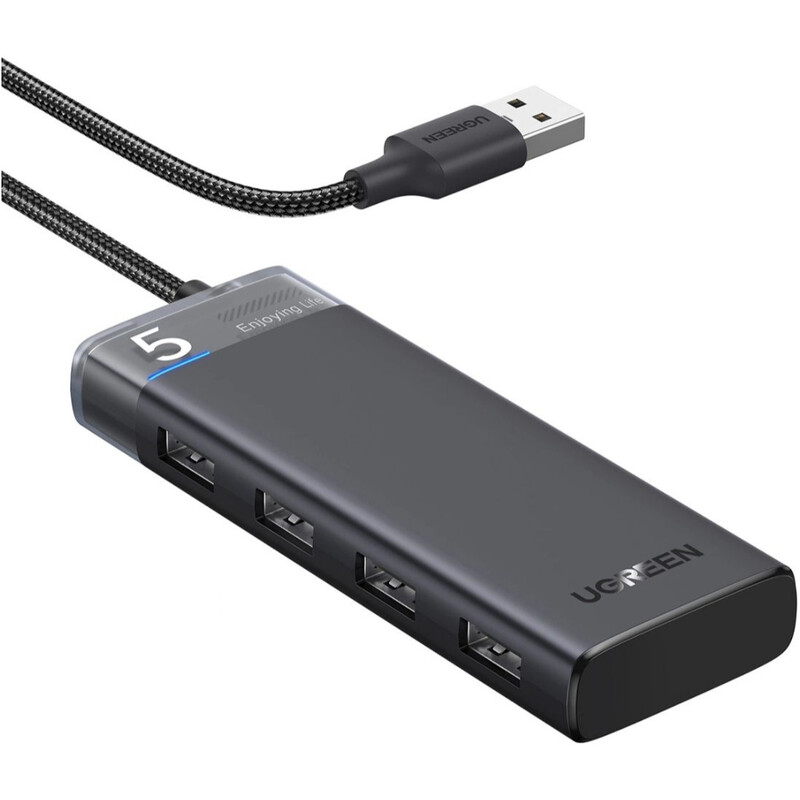 USB-хаб Ugreen CM653 USB 3.0 - 4xUSB 3.2 Gen1 (15548)