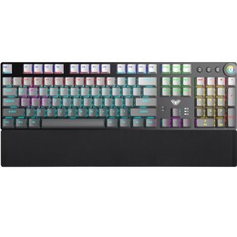 Клавіатура бездротова Aula F2088 AIR Wireless Keyboard Red Switch Black EN/UA (6978080503909)