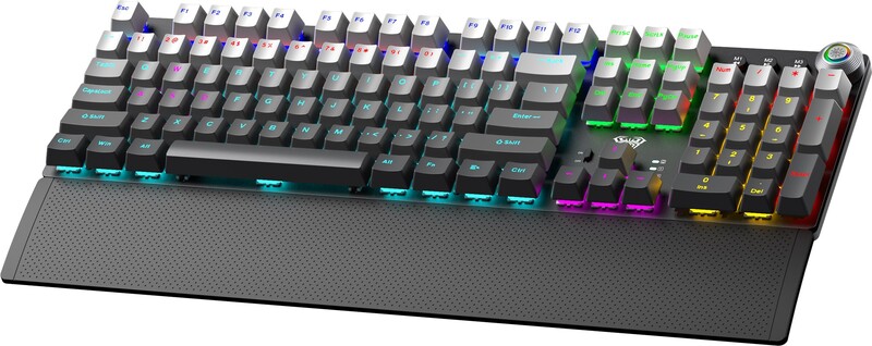Клавиатура беспроводная Aula F2088 AIR Wireless Keyboard Red Switch Black EN/UA (6978080503909)