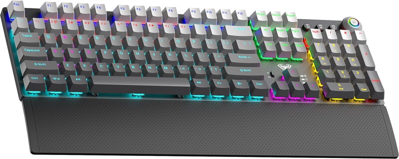 Клавиатура беспроводная Aula F2088 AIR Wireless Keyboard Red Switch Black EN/UA (6978080503909)