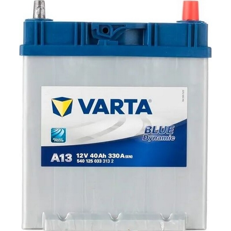 Акумулятор автомобільний Varta Blue Dynamic SLA 40Ah 330А 12V R+ (540125033)