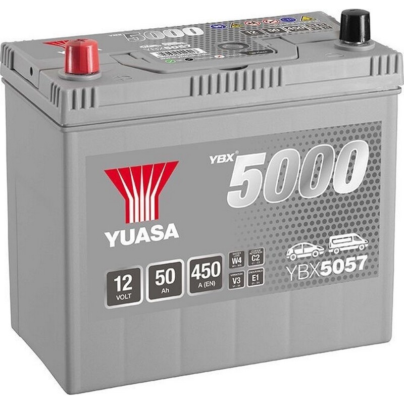 Акумулятор автомобільний Yuasa Ca/Ca 50Ah 450А 12V L+ (YBX5057)