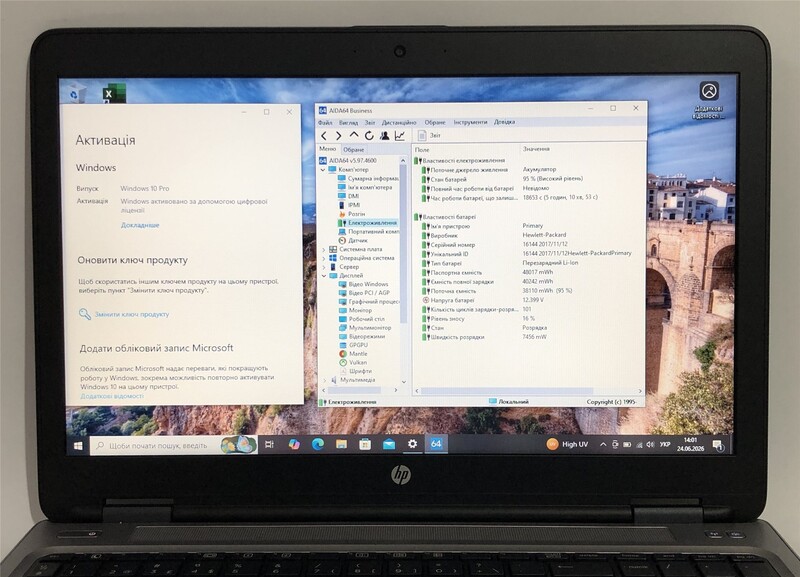 Ноутбук HP ProBook 650 G2 / 15.6" (1366x768) / i3-6100U / 8GB / 256GB SSD / Win10Pro - Б/у