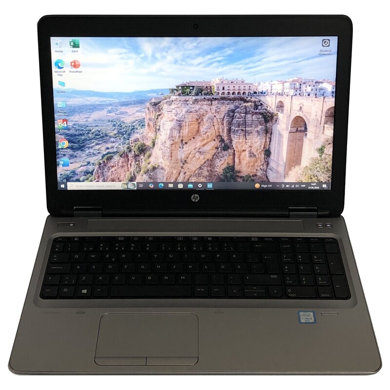 Ноутбук HP ProBook 650 G2 / 15.6" (1366x768) / i3-6100U / 8GB / 256GB SSD / Win10Pro - Б/у