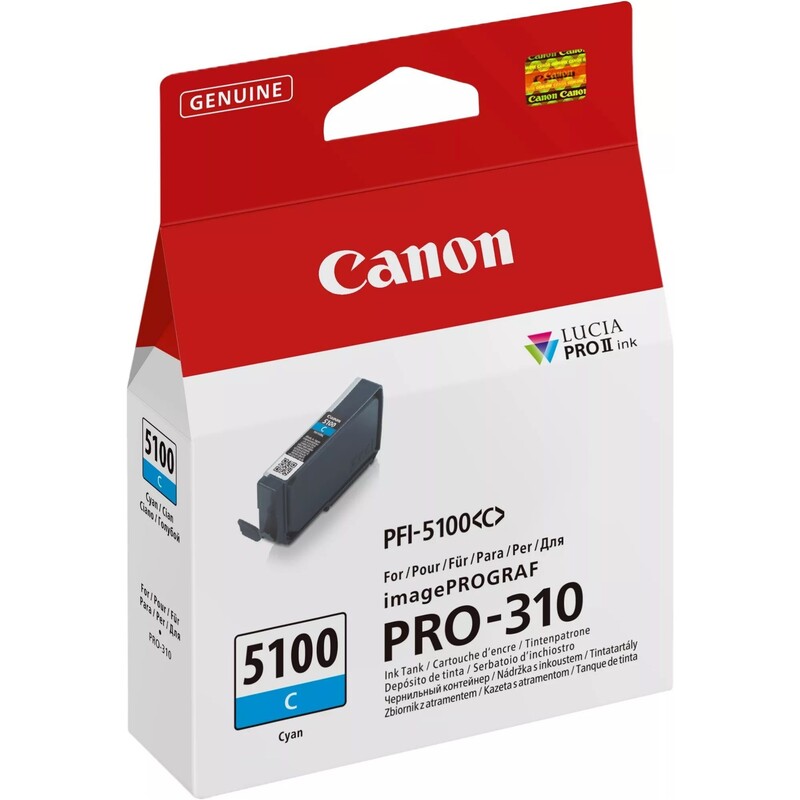 Картридж Canon (PFI-5100 C) imagePROGRAF PRO-310 Cyan (6953C001)
