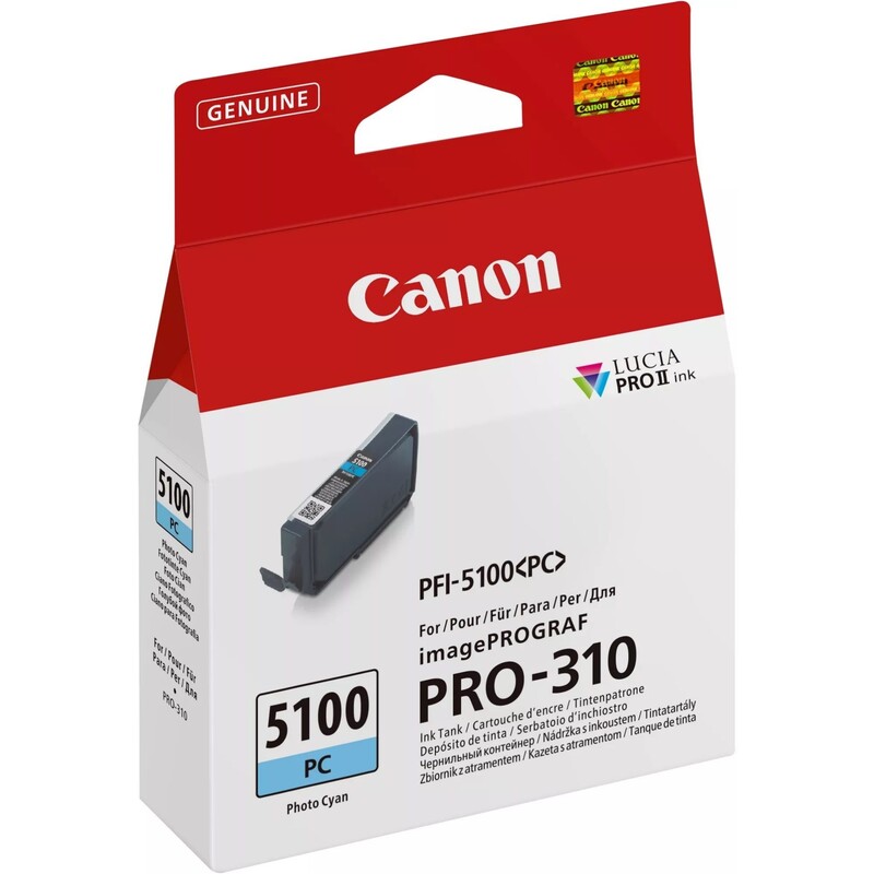 Картридж Canon (PFI-5100 PC) imagePROGRAF PRO-310 Photo Cyan (6956C001)