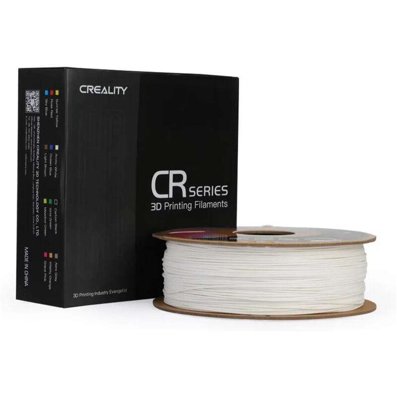 Філамент пластик Creality для 3D-принтера Creality 1.75 мм 1 кг, білий (3301010296)