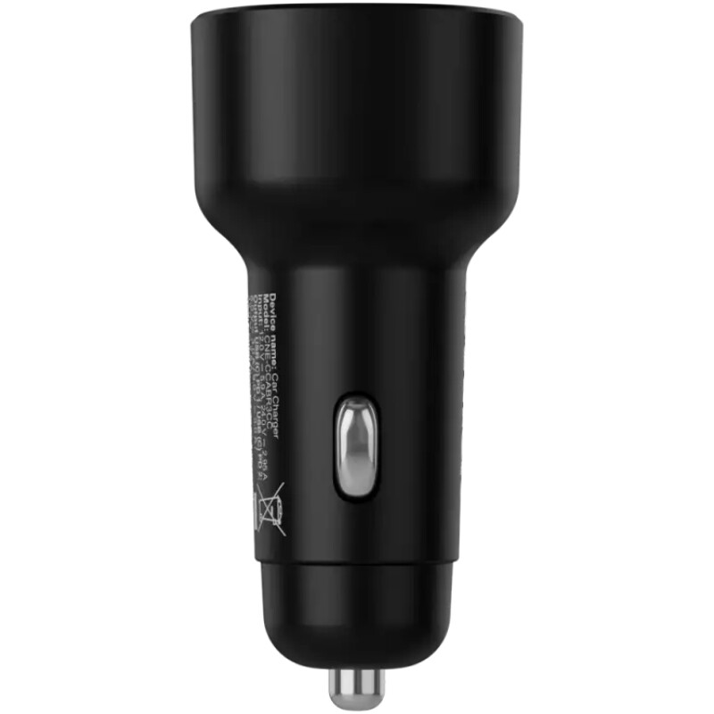 Автомобильное зарядное устройство Canyon OnDrive 60 Black (CNE-CCABR3CC)