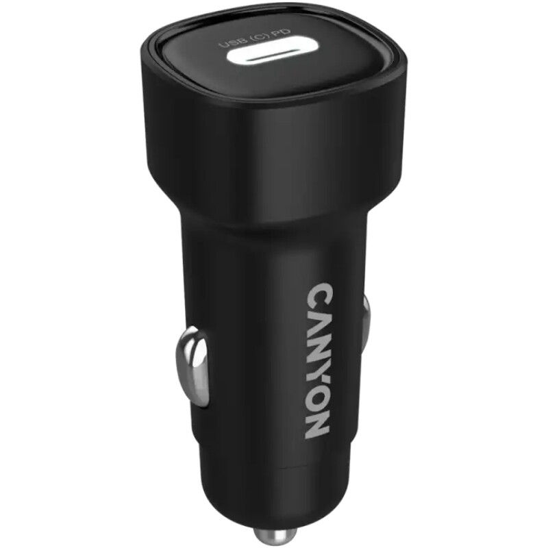 Автомобильное зарядное устройство Canyon OnDrive 30 Black (CNE-CCABR2C)