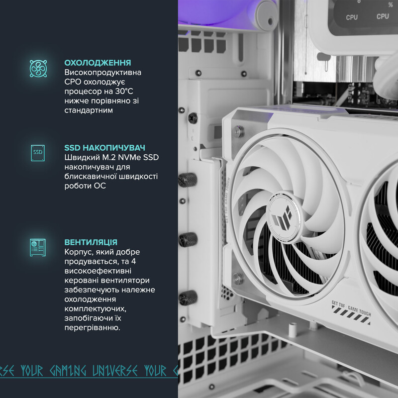 Комп`ютер ASGARD CREATOR RTX 5080 / Ryzen 9 9900X / DDR5 32GB / SSD 2TB / Win 11 (ASG-C-5080-7871W)