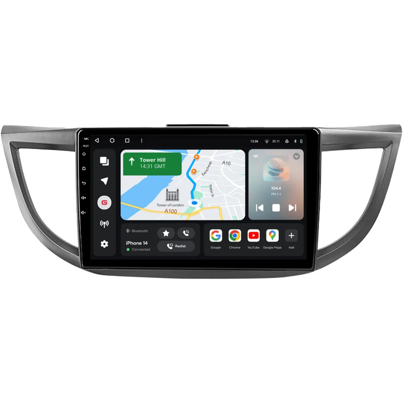 Штатна магнітола Gazer T6010 Pro Max для Honda CR-V4 (RM, RE) 2011-2018 (T6010-RM/E-PROMAX)