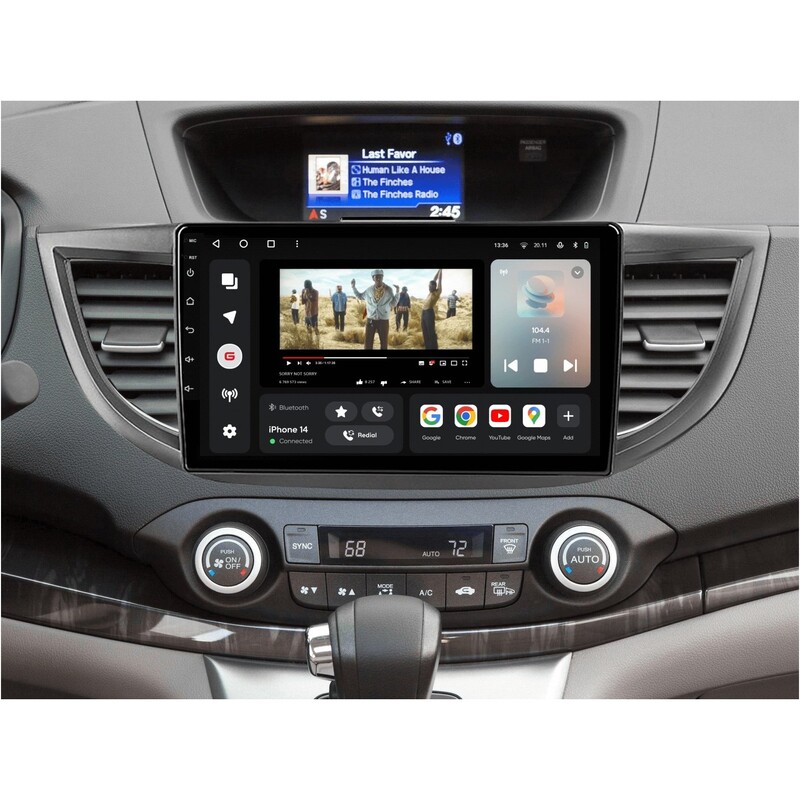 Штатная магнитола Gazer T6010 Pro для Honda CR-V4 (RM, RE) 2011-2018 (T6010-RM/L-PRO)