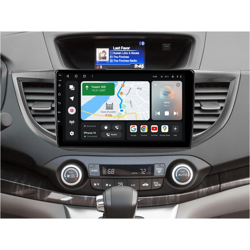 Штатна магнітола Gazer T6010 Pro для Honda CR-V4 (RM, RE) 2011-2018 (T6010-RM/H-PRO)