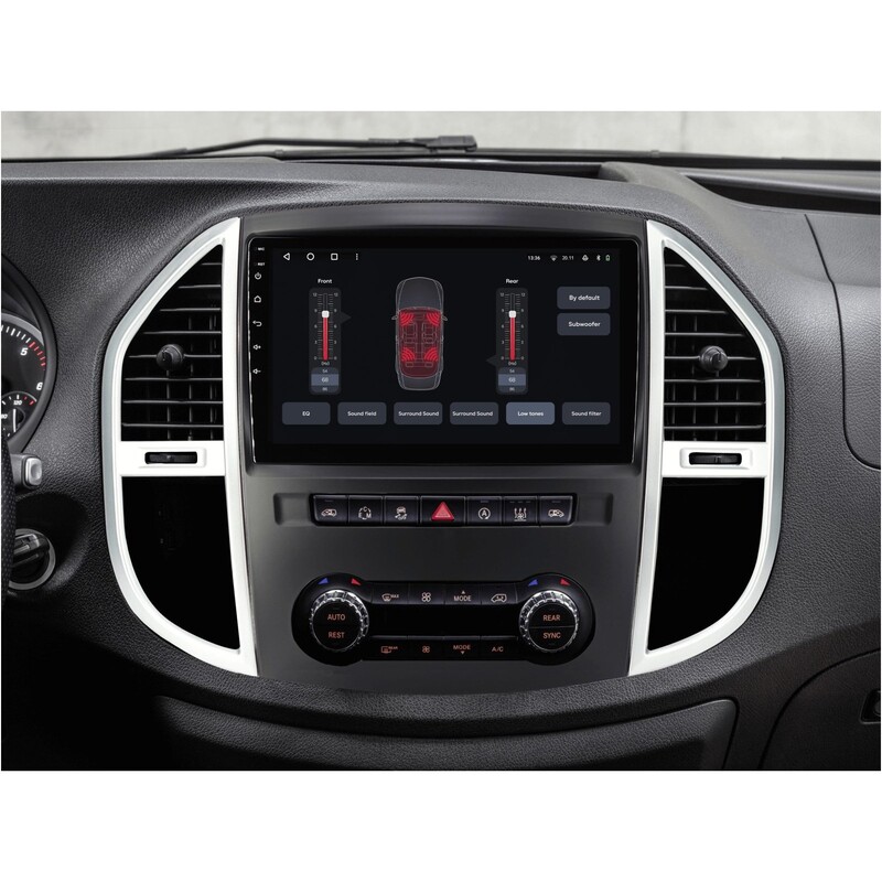 Штатна магнітола Gazer T6010 для Mercedes-Benz Vito 3 (W447) 2014-2020 (T6010-W447)