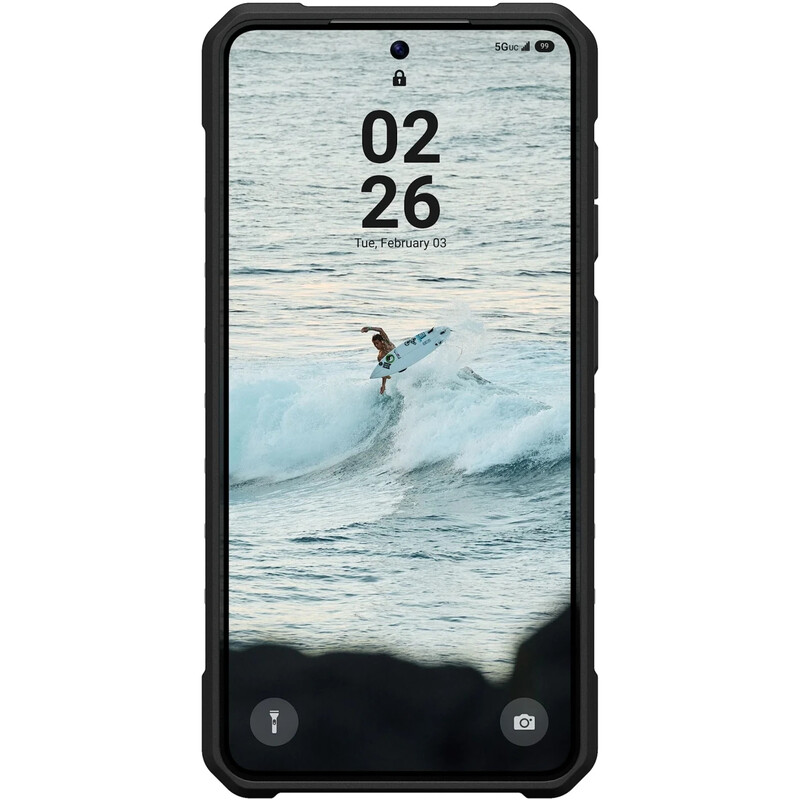 Чeхол-накладка Urban Armor Gear для Samsung Galaxy S26 Pathfinder Clear with Magnet Ash/Black (214528113140)
