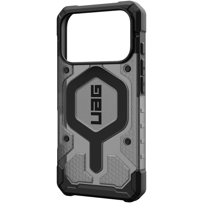 Чохол-накладка Urban Armor Gear Pathfinder Clear MagSafe для Apple iPhone 17 Pro Ash/Black (114551113140)