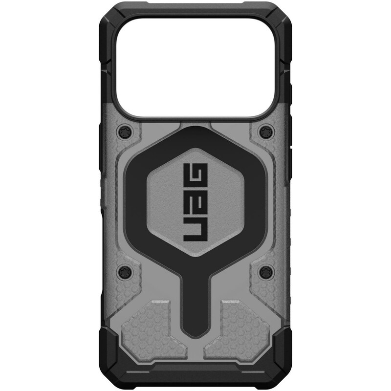 Чохол-накладка Urban Armor Gear Pathfinder Clear MagSafe для Apple iPhone 17 Pro Ash/Black (114551113140)
