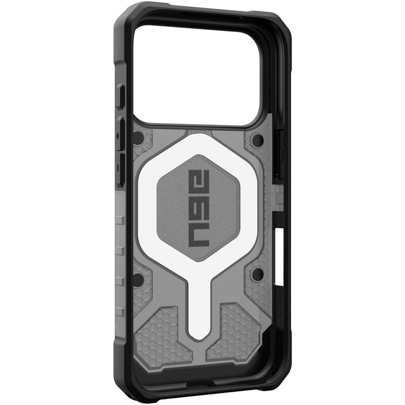 Чохол-накладка Urban Armor Gear Pathfinder Clear MagSafe для Apple iPhone 17 Pro Ash/Black (114551113140)