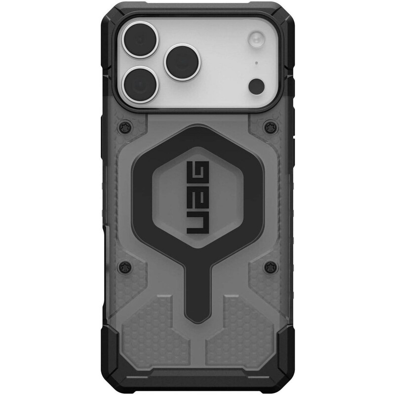 Чохол-накладка Urban Armor Gear Pathfinder Clear MagSafe для Apple iPhone 17 Pro Max Ash/Black (114552113140)