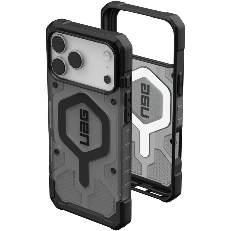 Чохол-накладка Urban Armor Gear Pathfinder Clear MagSafe для Apple iPhone 17 Pro Max Ash/Black (114552113140)