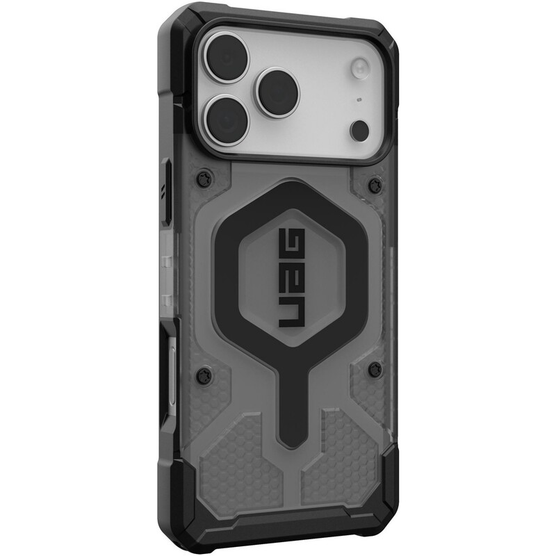 Чохол-накладка Urban Armor Gear Pathfinder Clear MagSafe для Apple iPhone 17 Pro Max Ash/Black (114552113140)